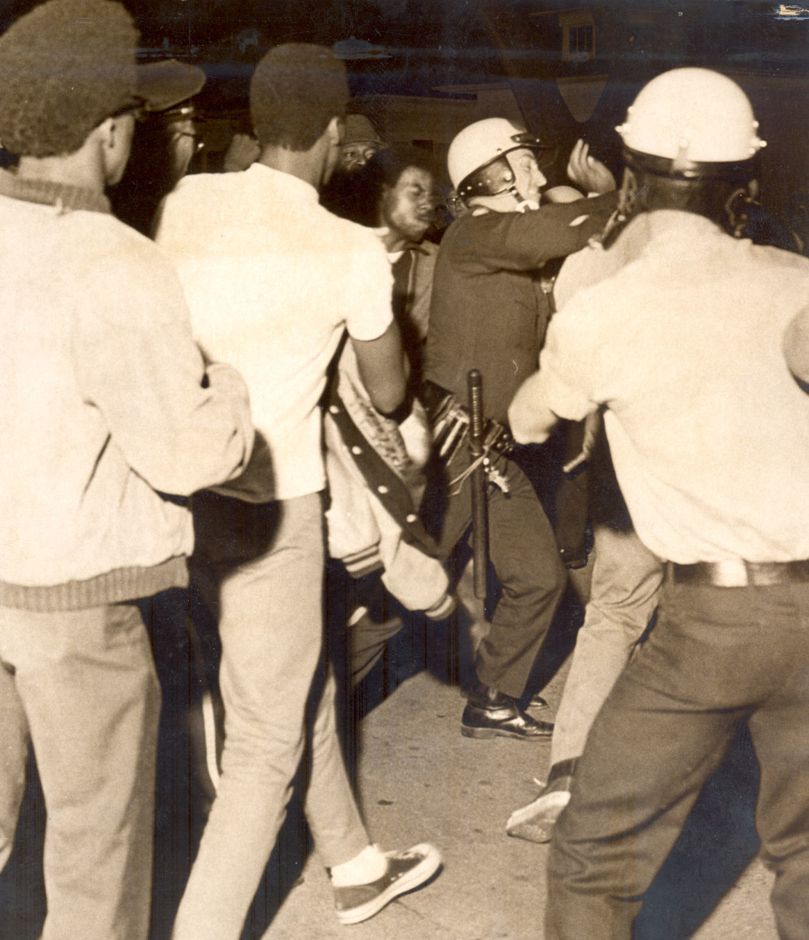 Police battle youths: Waterloo riot of Sept. 13, 1968